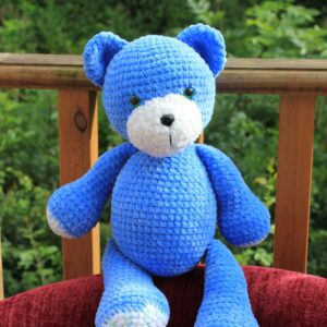 Large Blue Teddy Bear